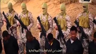 Unverified video appears to show Islamic State beheading 30 Ethiopian Christians in Libya