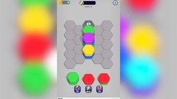 Hexa Sort (by Lion Studios-Gameplay Walkthrough) Level 11 to 15 (Andriod,iOS)
