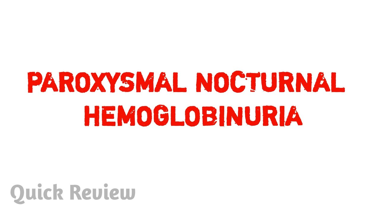 Paroxysmal nocturnal hemoglobinuria (PNH) - pathology || Easy ...