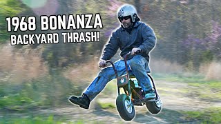 Vintage Bonanza Mini Bike Budget Restoration + Thrash Test!