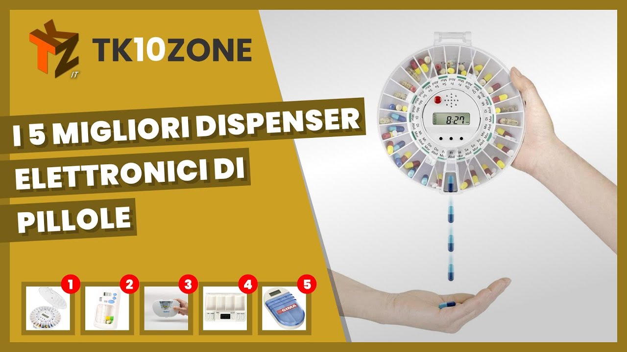 I 5 migliori dispenser elettronici di pillole per le tue medicine 