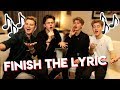 FINISH THE LYRIC CHALLENGE | ft. NEW HOPE CLUB