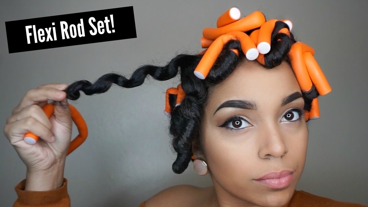 How To: Flexi Rod Set  Natural Hair 