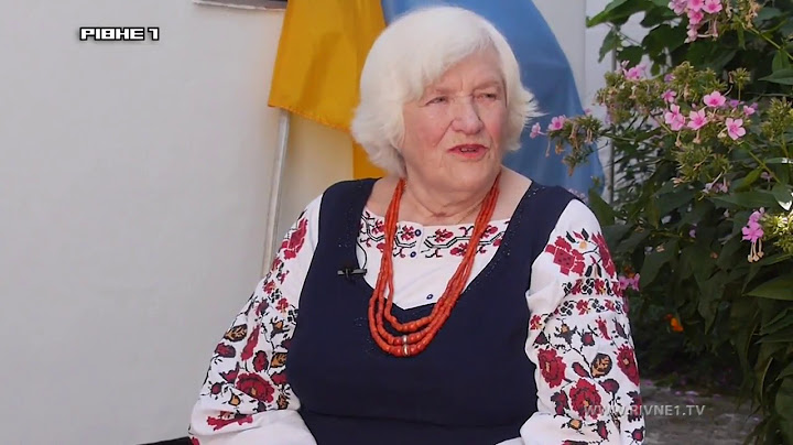 "26 незалежних" - Ганна Кулій, почесний громадянин м.Рівного та її Незалежність