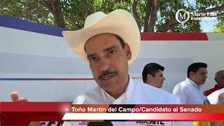 Crimen organizado exige a candidatos que abandonen la contienda: Toño Martín del Campo