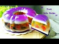 美丽的水果燕菜果冻蛋糕 ❤ Beautiful Fruit Jelly Cake