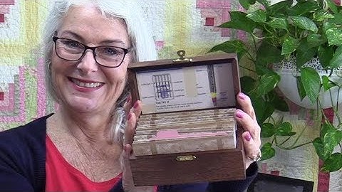 Make Your Own Storage Box for Sewing Machine Needles
