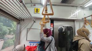 【走行音】KRL Commuter Line seri JR埼京線205系205-144Fハエ25モハ205-391 80km/h. Ps.Minggu-Tebet station