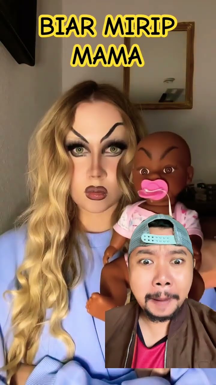 BIAR MIRIP SAMA MAMA!!??? #shortsfeed #funny #shorts