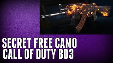 Call of Duty Black Ops 3 Secret Camo - Lucid Camo Free