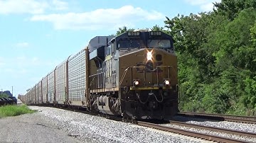 CSX ES44AH 901 w/ Decent K5HL Leads Manifest Q581-15 on 6/15/21