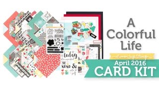 A Colorful Life: Simon Says Stamp Card Kit Reveal and Inspiration