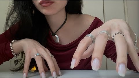 ASMR LOFI fast & aggressive table tapping and scratching 