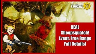 Fallout 76 Real Sheepsquatch Event Free Range, Full Details