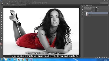 Adobe Adobe Photoshop CS6 - [Sin City Effect] [Color Splash] link in description  Photoshop
