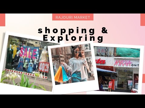 Rajouri Garden Market || Market || Delhi||Near places||Food#shopping  #explore#placestovisit #market