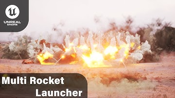 Rocket Launcher (MLRS) with Unreal Engine 5