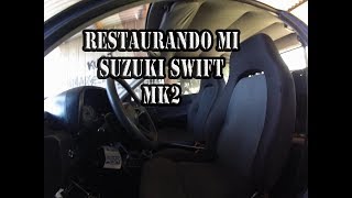 Restaurando mi suzuki swift Gti - parte 1  Así llegó - Restoring my suzuki swift Gti part 1