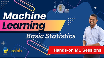 ML Video1 | Basic Statistics  with Python | Venkat Reddy AI Classes