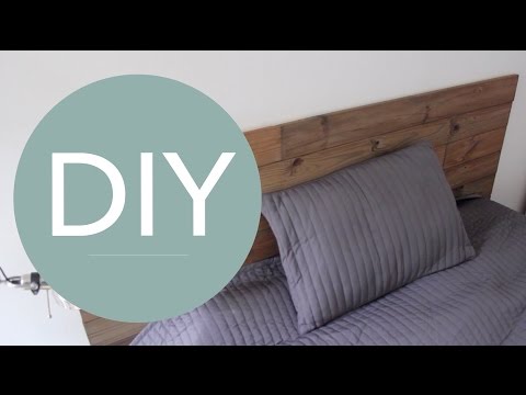 Video: Sådan laver du en sengegavl med dine egne hænder