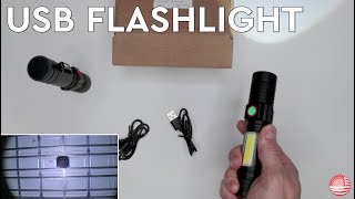 USB Rechargeable Flashlight Review (Tactical Flashlight) screenshot 2