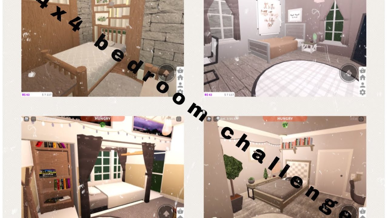 4X4 Bedroom Build OffRoblox BloxBurg YouTube