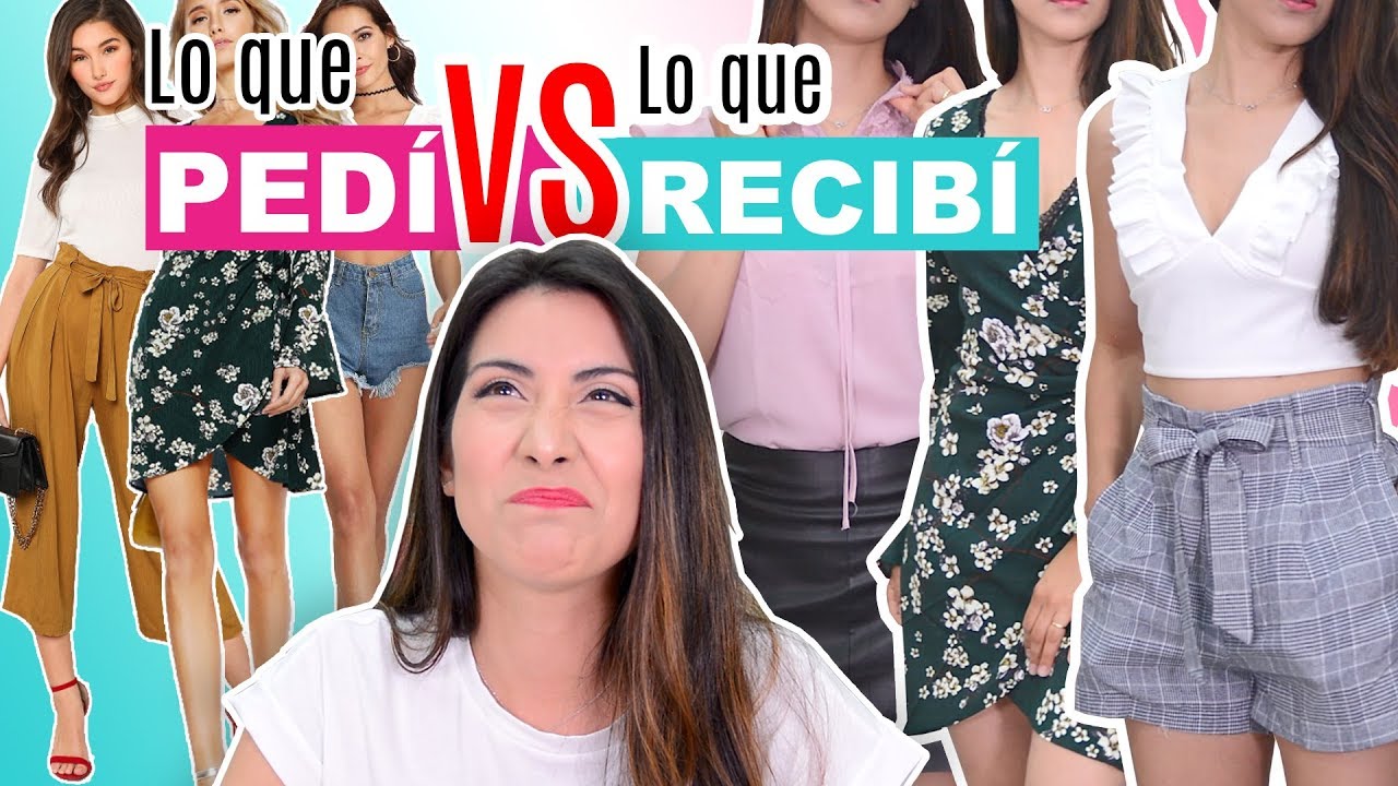 LO QUE PEDÍ vs. LO QUE RECIBÍ SHEIN - YouTube