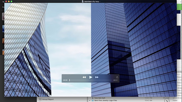 How to create Seamless video loop with IMovie