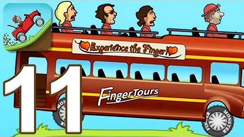 Hill Climb Racing - Gameplay Walkthrough Part 11 - Tourist Bus (iOS, Android)