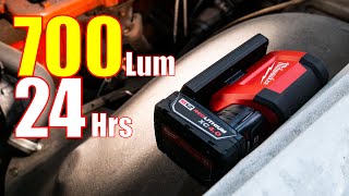 24 HOUR Runtime  Milwaukee Tool M12 ROVER Service & Repair LED Flood Light Review [236720]