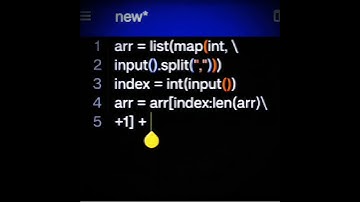 How to SPLIT ARRAY and ADD it in LAST part 💯🤩... #python #programming #shorts #edit #coding #code