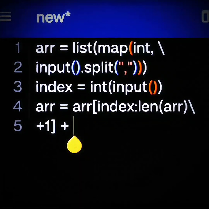 How to SPLIT ARRAY and ADD it in LAST part 💯🤩... #python #programming # ...