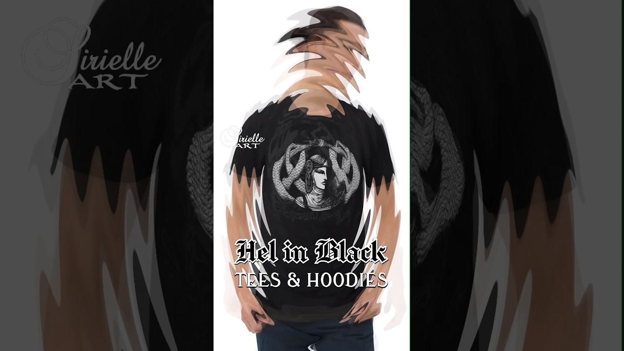 Hel in Black • Prosaic Edda • Tees & Hoodies