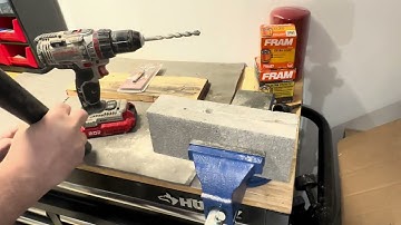 How To Drill Masonry And Stone With No Hammer Drill