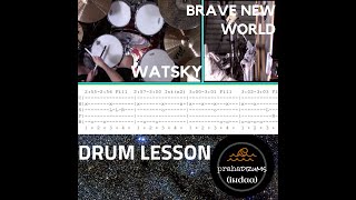 Watsky Brave New World (Drum Lesson) by Praha Drums Official (24.b)