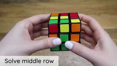 BEST VIDEO FOR SOLVING RUBIK