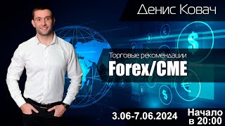 Торговые рекомендации FOREX | CME от Ковача Дениса 3.06 - 7.06.2024