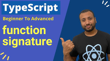 typescript bangla tutorial 19 : function signature