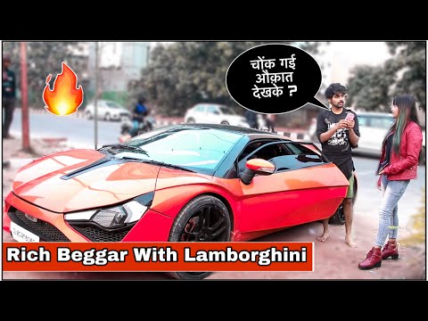 rich-beggar-with-lamborghini-prank-on-girl-😍-|-corrupt-tuber-|