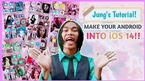 IOS 14 ON ANDROID! | HOW TO CUSTOMIZE YOUR LAUNCHER INTO IOS AND MAKE IT INTO AESTHETIC LOOK!