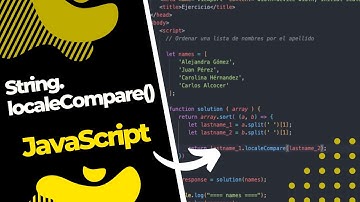 Ordenar una lista de nombres por apellido | JavaScript