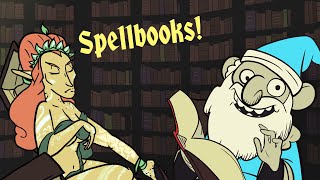 Spellbooks mechanics in D&D 5E