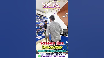 Java Fullstack course with 100% placement in chennai|Physics to software developer success story