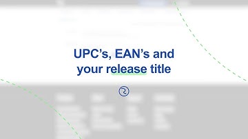 How to add UPCs, EANs, and Title to your release on RouteNote
