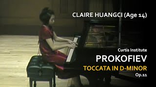 Prokofiev Toccata in d minor, Op. 11 Claire Huangci, early recording age 14