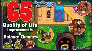 65 Quality of Life Improvements | Stardew Valley 1.5 Update Showcase | Balance Changes and Fixes