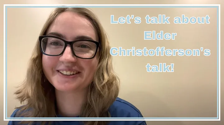 Discussing "The Doctrine of Belonging" by D. Todd Christofferson