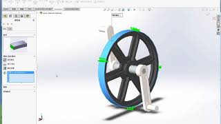 Solidworks simulation  stress analysis 組合件的靜態應力分析 1