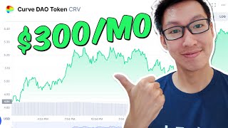 Curve DAO Token | How I Made $300 A Month Trading Crypto Coins