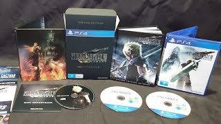 Unboxing: Final Fantasy VII Remake Deluxe Edition for PS4